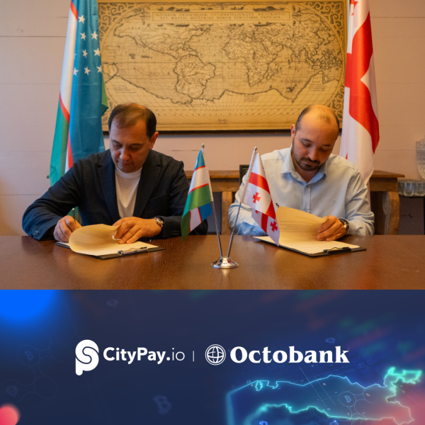 АО «Octobank» и CityPay.io сотрудничают для развития высоких технологий и внедрение криптовалют в Узбекистане