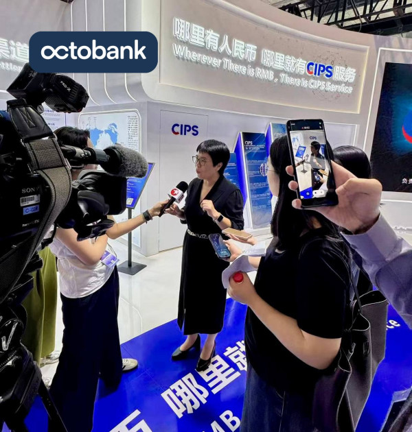 Octobank рассказал о своей деятельности на китайском телевидении